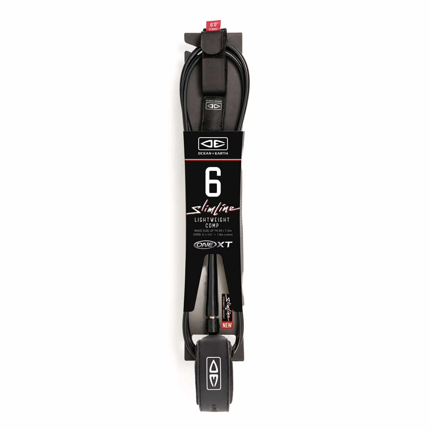 60-Slim-Line-One-XT-Light-Weight-Comp-Surf-Leash-Black