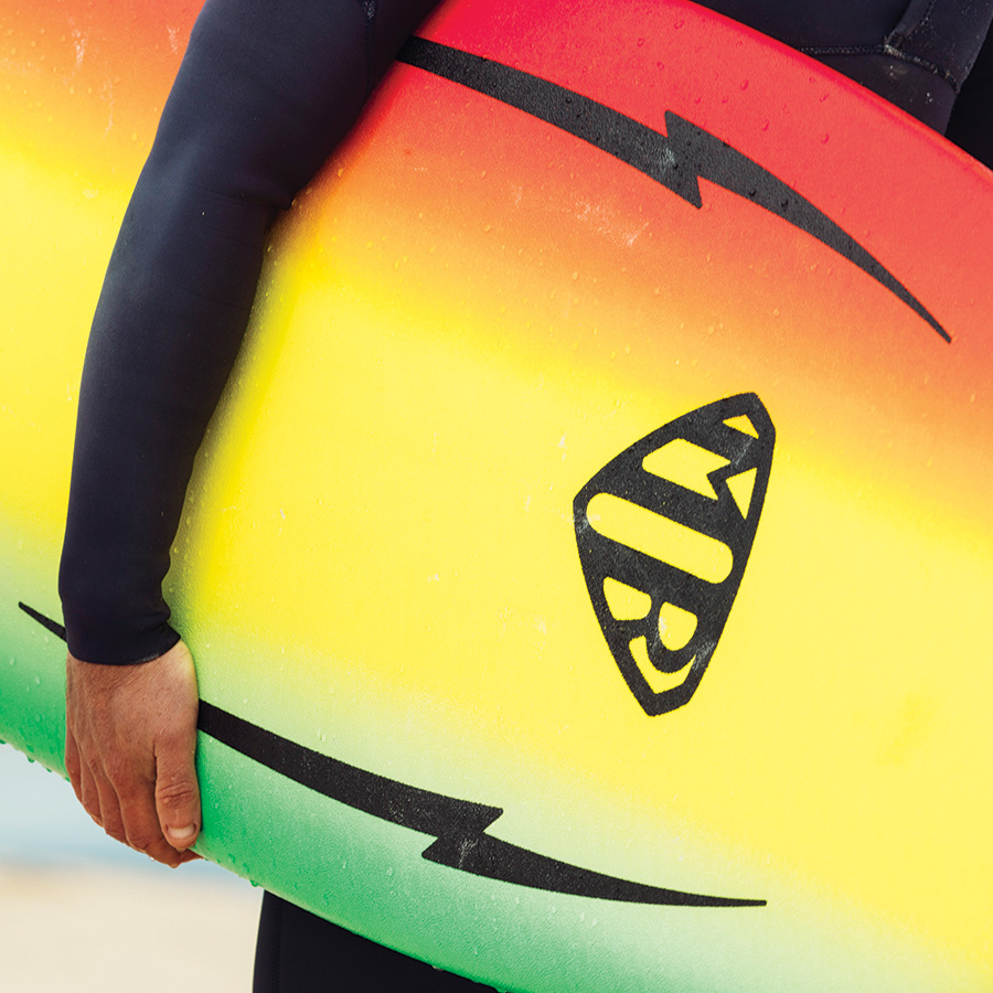 MR-EziRider-Twin-Rasta-Soft-board-Detail-4-22