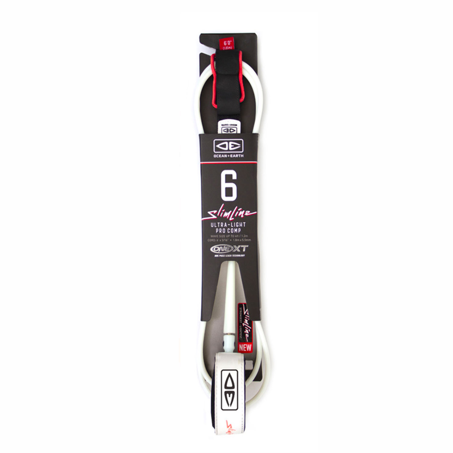 Slim-Line-One-Xt-Ultra-Light-Pro-Comp-Surf-Leash-White